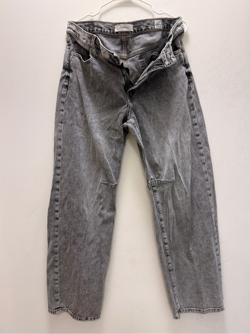 Men PacSun Grey Washed  Jeans